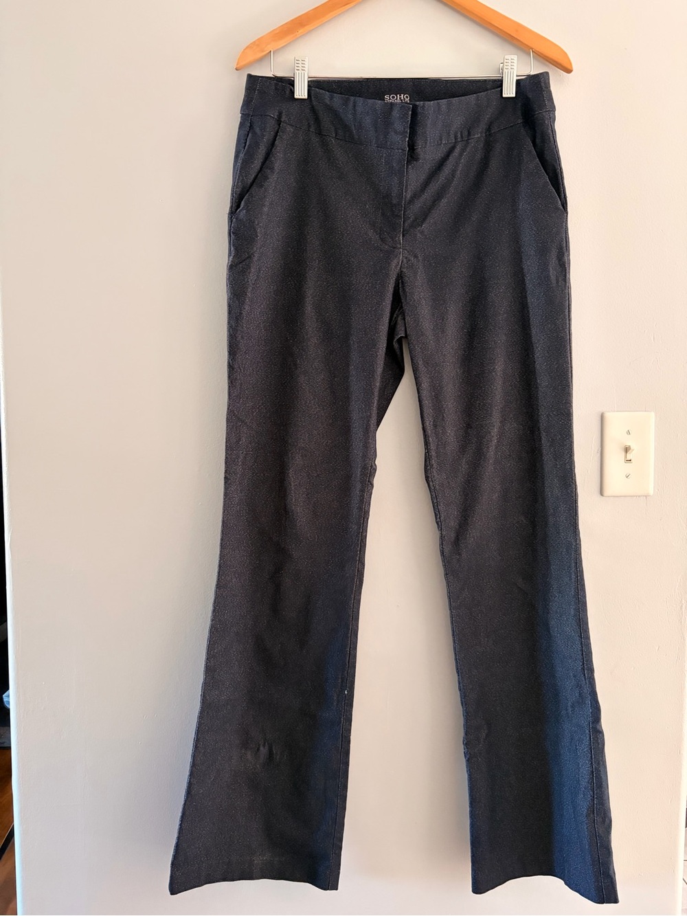 Soho Apparel Dark Navy Flare Jeans